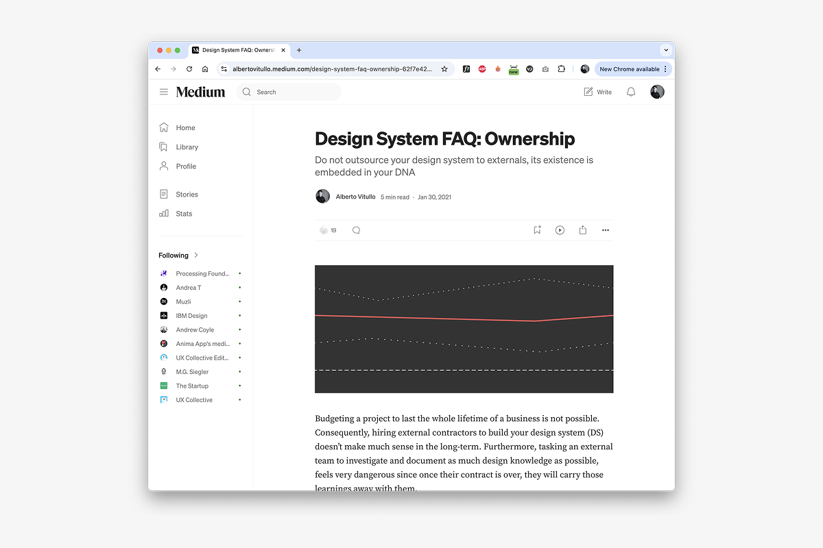 Design System FAQ: Ownership article preview